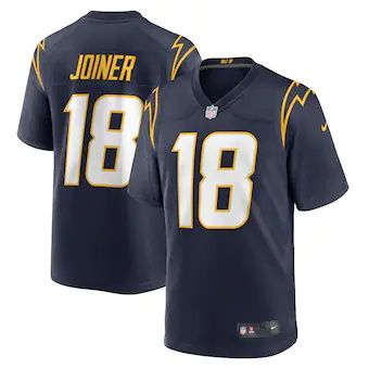 mens nike charlie joiner navy los angeles chargers retired 